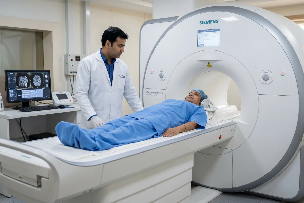 Advanced MRI Pituitary Brain scanning machine for accurate endocrine diagnosis